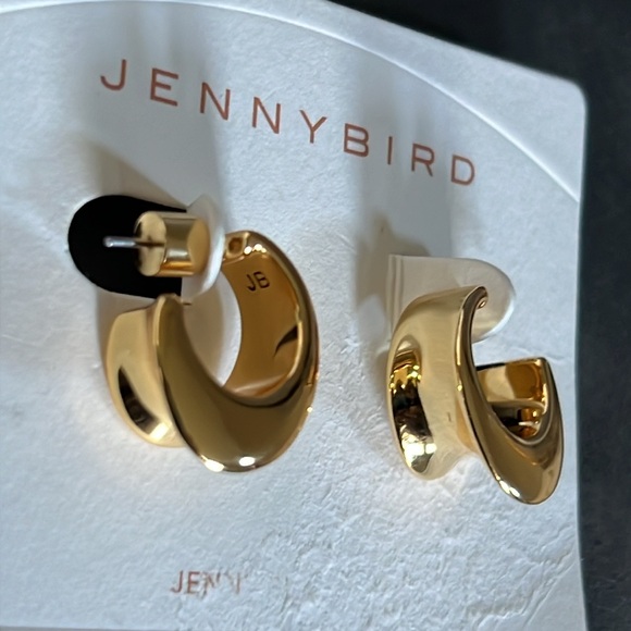Jenny Bird Bellevue Huggies in Gold - Picture 4 of 4